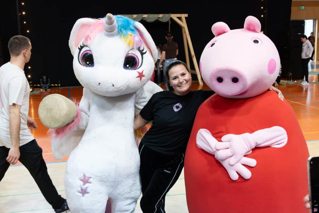 Animacija za otroke z maskotami na otroškem dogodku